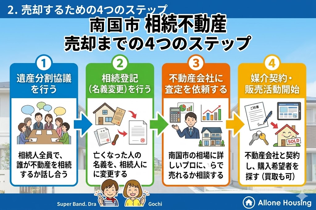 南国市 相続不動産売却