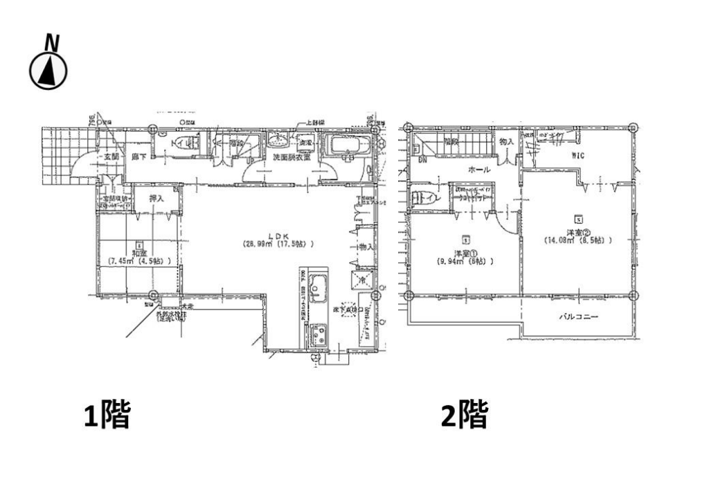3LDK
家族で使いやすい部屋数
寝室・子ども部屋・仕事部屋に分けやすい間取り
高知市鴨部 売戸建 3LDK 間取り 2021年3月築