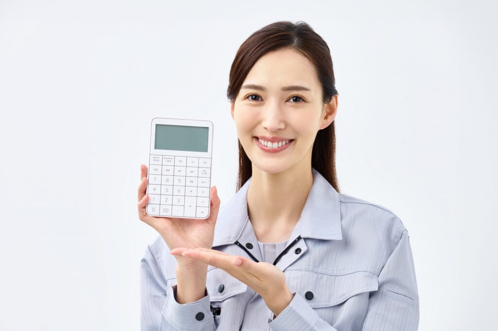 業者と電卓
